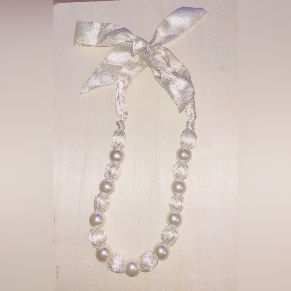 Adorable Little Girl Colorful Bubble Necklace